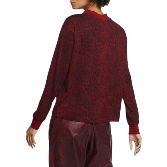 NIKE MOCK PYTHON SHIRT WOMEN'S SIZE MEDIUM - Picture 3 of 6